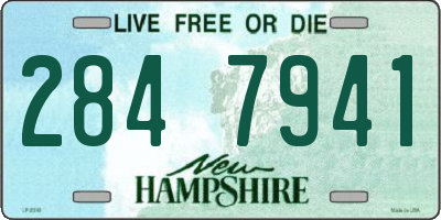 NH license plate 2847941