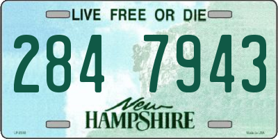NH license plate 2847943