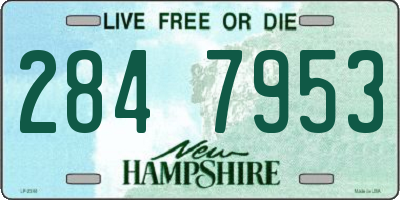 NH license plate 2847953