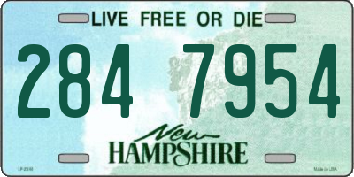 NH license plate 2847954