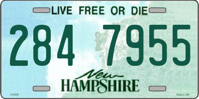 NH license plate 2847955