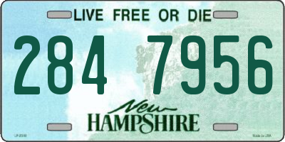 NH license plate 2847956