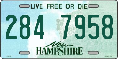 NH license plate 2847958
