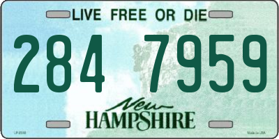 NH license plate 2847959
