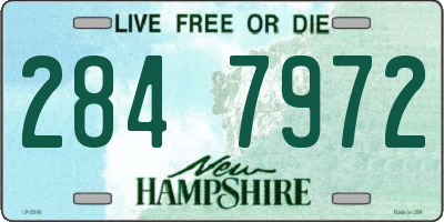 NH license plate 2847972