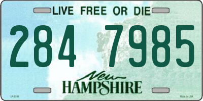 NH license plate 2847985