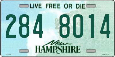 NH license plate 2848014