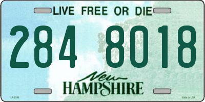 NH license plate 2848018
