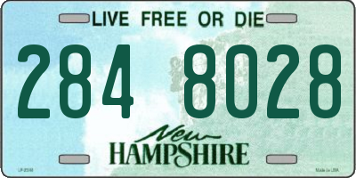NH license plate 2848028