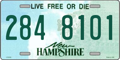 NH license plate 2848101
