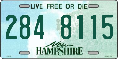 NH license plate 2848115