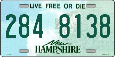 NH license plate 2848138