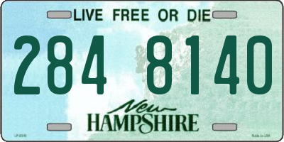 NH license plate 2848140
