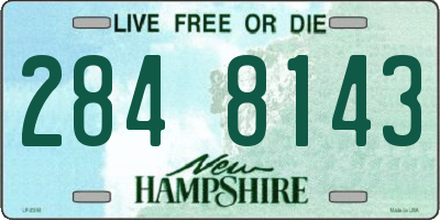 NH license plate 2848143