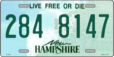 NH license plate 2848147