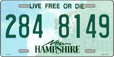 NH license plate 2848149