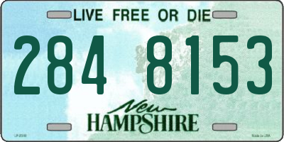 NH license plate 2848153