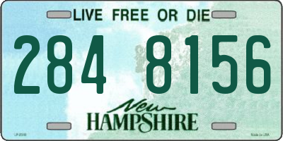 NH license plate 2848156