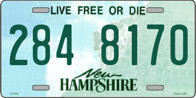 NH license plate 2848170