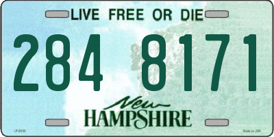 NH license plate 2848171