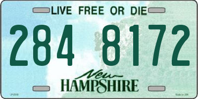 NH license plate 2848172