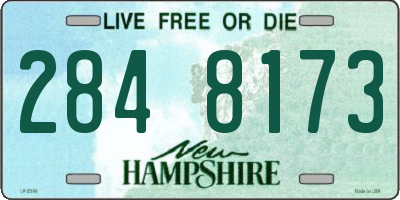 NH license plate 2848173
