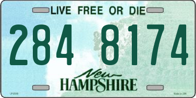 NH license plate 2848174