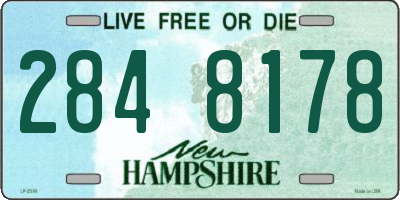 NH license plate 2848178