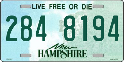 NH license plate 2848194