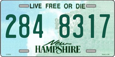 NH license plate 2848317