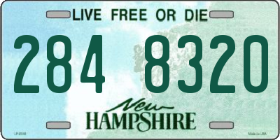NH license plate 2848320