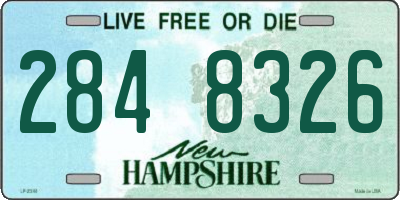 NH license plate 2848326