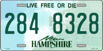 NH license plate 2848328