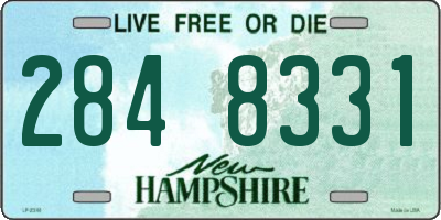 NH license plate 2848331