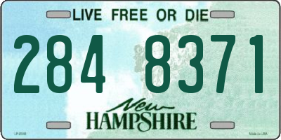 NH license plate 2848371