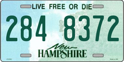 NH license plate 2848372