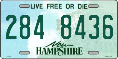 NH license plate 2848436