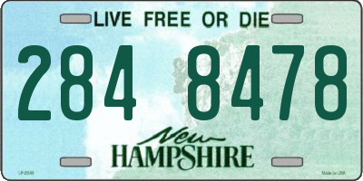 NH license plate 2848478