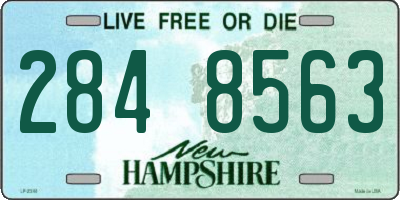 NH license plate 2848563