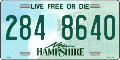 NH license plate 2848640