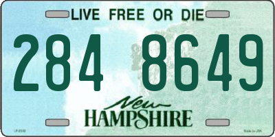 NH license plate 2848649