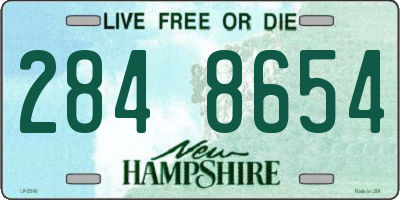 NH license plate 2848654