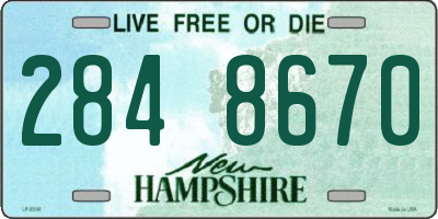 NH license plate 2848670