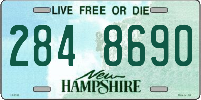 NH license plate 2848690