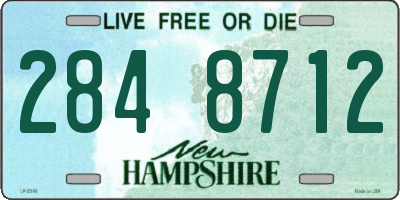 NH license plate 2848712