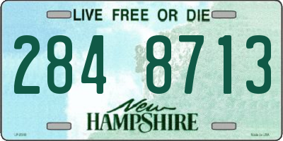 NH license plate 2848713