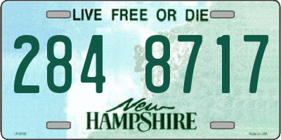 NH license plate 2848717