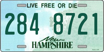 NH license plate 2848721