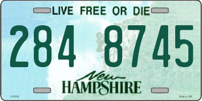NH license plate 2848745