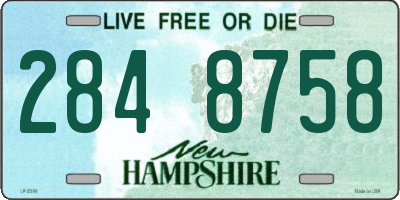 NH license plate 2848758